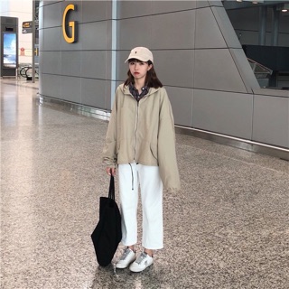 Áo khoác dù form rộng