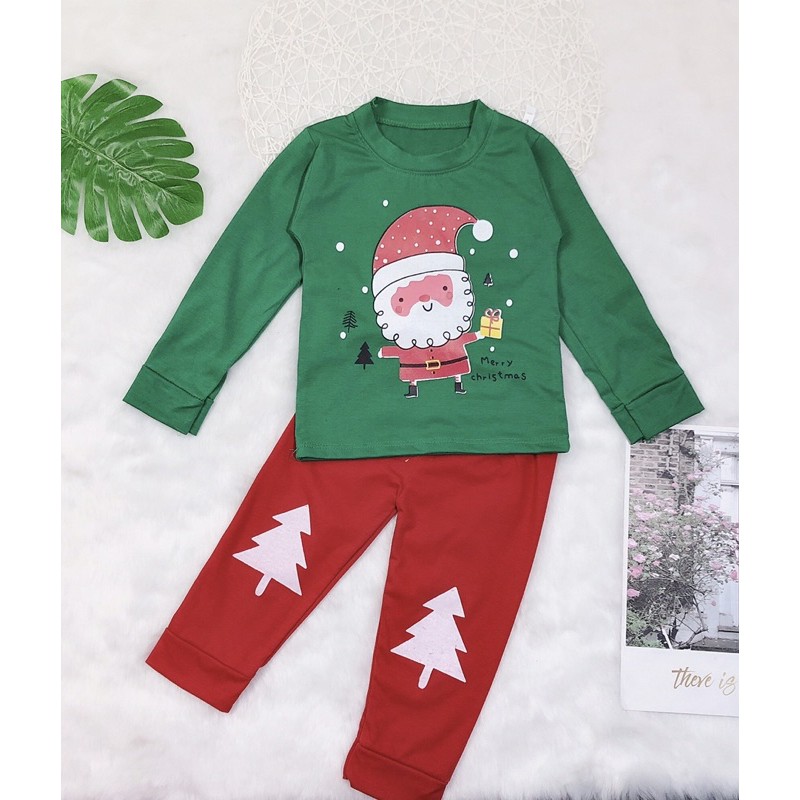Bộ quần áo giáng sinh cho bé, bộ đồ Noel bé trai, bé gái size 8-18kg