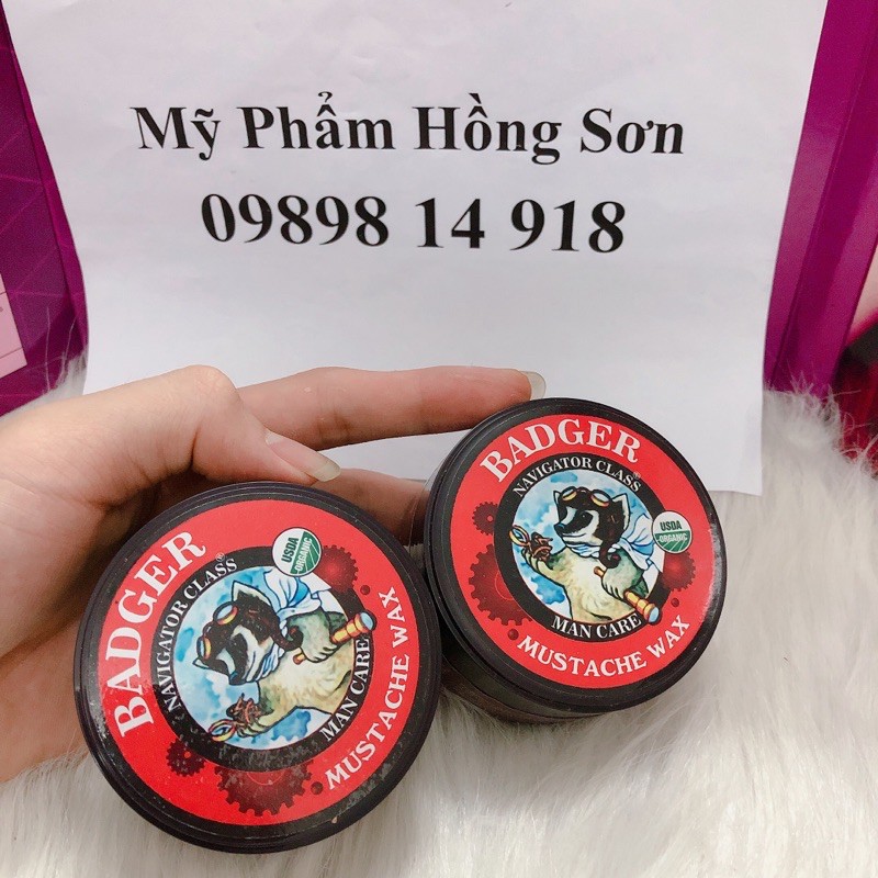 Sáp vuốt tóc tạo kiểu tóc Badger Man Care Hair Pomade