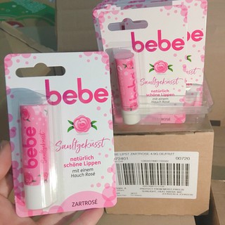 SON DƯỠNG MÔI BEBE HOA HỒNG ĐỨC