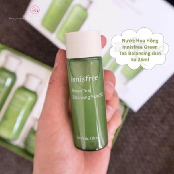 NƯỚC HOA HỒNG INNISFREE GREEN TEA BALANCING SKIN EX 25ml Surishop