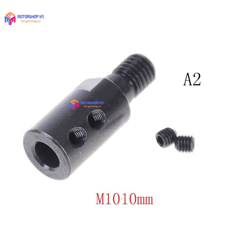 Đầu Trục Kẹp Lưỡi Cưa Lưỡi Cắt M10 trục 5mm, 10mm, 12mm