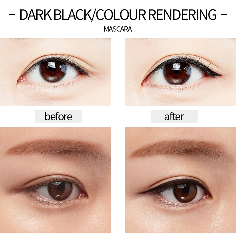 [Hàng mới về] Bộ mascara và bút kẻ mắt YANQINA 2 trong 1 chống thấm nước và mồ hôi