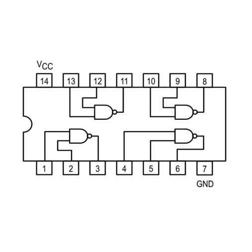 Linh Kiện 74LS00 DIP14