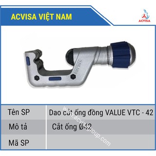 Dao cắt ống đồng hãng value model vtc - 42