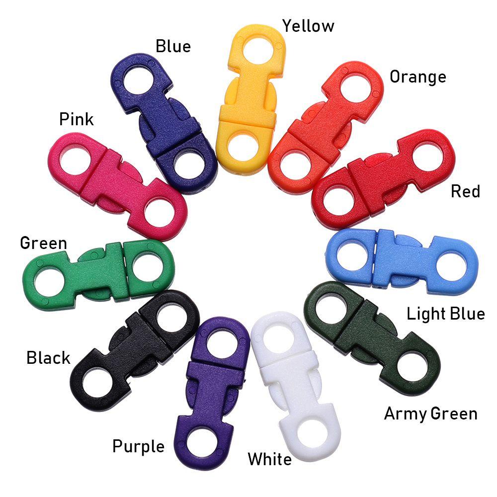 Set 4 / 8 / 12 / 20 Khóa Cài Bằng Nhựa Chuyên Dụng Cho Vòng Tay Paracord Cắm Trại