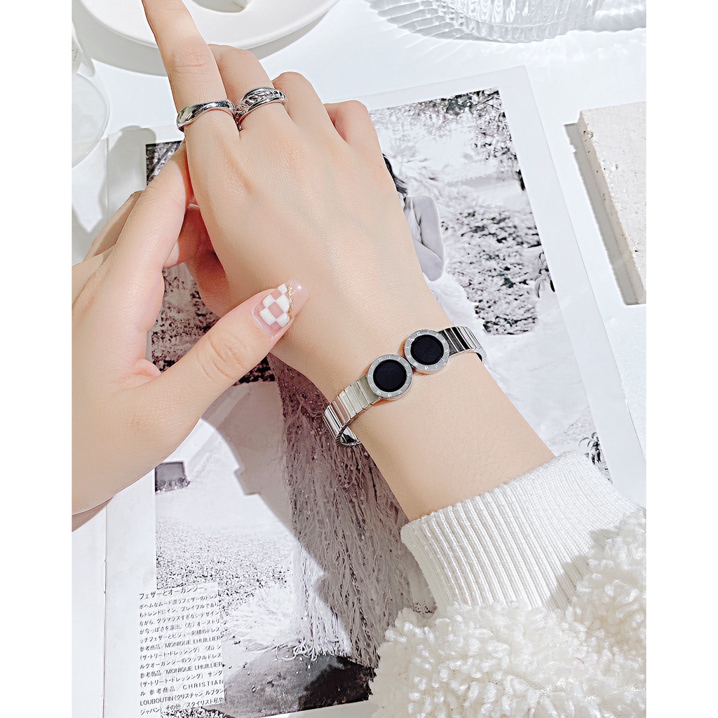 Vòng Tay Thép Titan Nhẹ Sang Trọng Phong Cách Âu Mỹ Cho Nữ