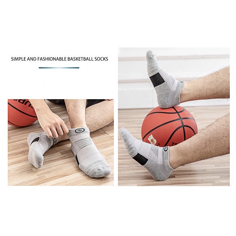Set 3 Đôi Tất Thể Thao Thoáng Khí Cho Nam