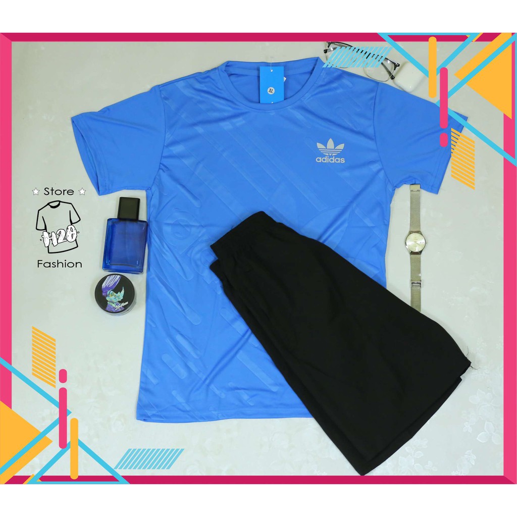 [KHANYOLO1 Giảm thêm 5%] Bộ hè nam-Bộ thể thao hè nam co giãn 4 chiều thun lạnh cực thoải mái 5 màu H2O | BigBuy360 - bigbuy360.vn