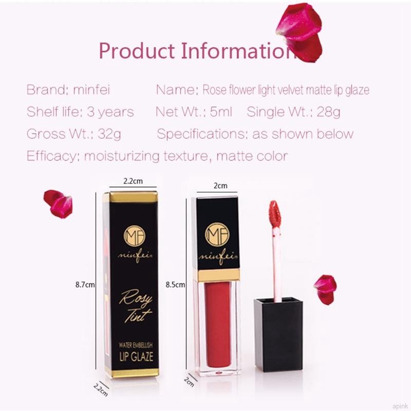 [Hàng mới về] Son kem dưỡng ẩm môi hông lem thành cốc bám màu lâu | BigBuy360 - bigbuy360.vn