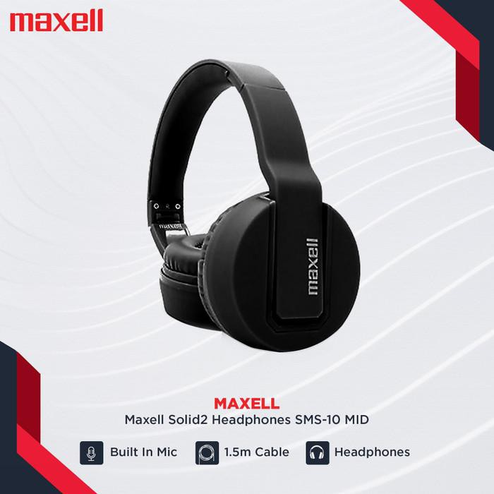 Tai Nghe Kim Loại Màu Đen Loại Maxellz Sms-10 | BigBuy360 - bigbuy360.vn