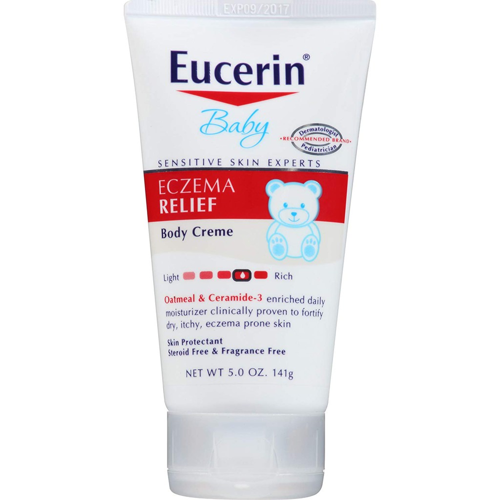 [Mẫu mới Date 10/2023] Kem chàm Eucerin Baby Eczema Relief Body Creme141g Made in Mexico