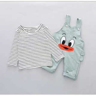 set yếm vịt gồm áo và yếm cho bé