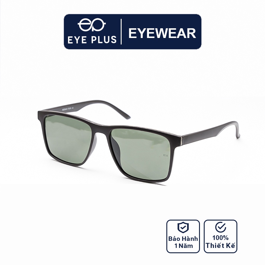 Kính râm nam thời trang EYE PLUS mắt vuông bản to Reeman 6200