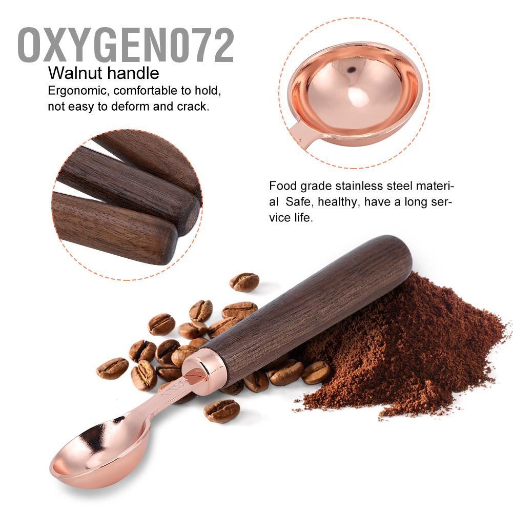 Oxygen072 4PCS/Set Rose Gold Stainless Steel Measuring Cups Spoon for Household Kitchen Baking Gadget