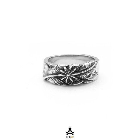 Nhẫn thời trang nam Helios Leaf Gothic