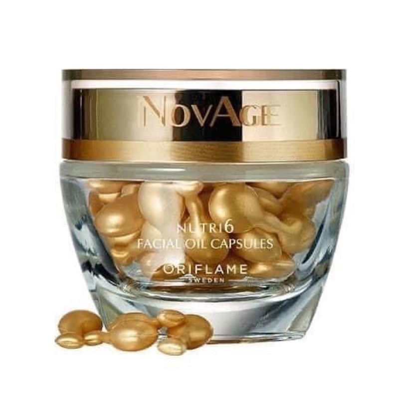 Viên dầu dưỡng da Novage Nutri6 Facial Oil Capsules