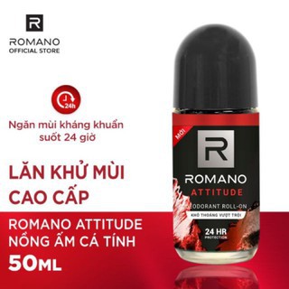 Lăn Khử Mùi Romano Attitude 50ml ( màu đỏ)