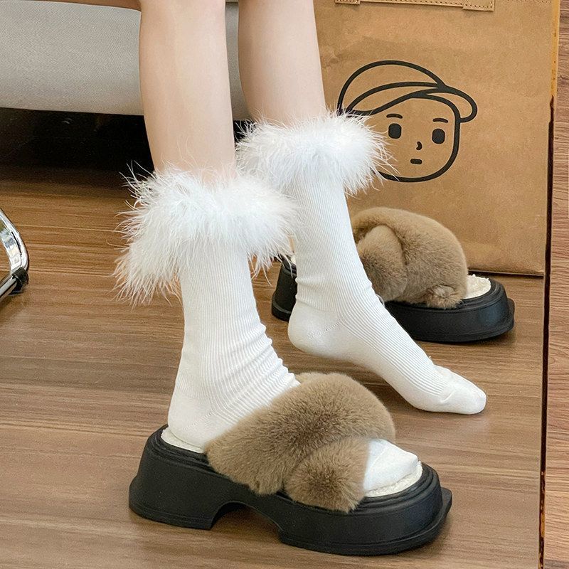 Sandal Đế Dày Cao Gót Thiết Kế Mới Thời Trang Dành Cho Nữ