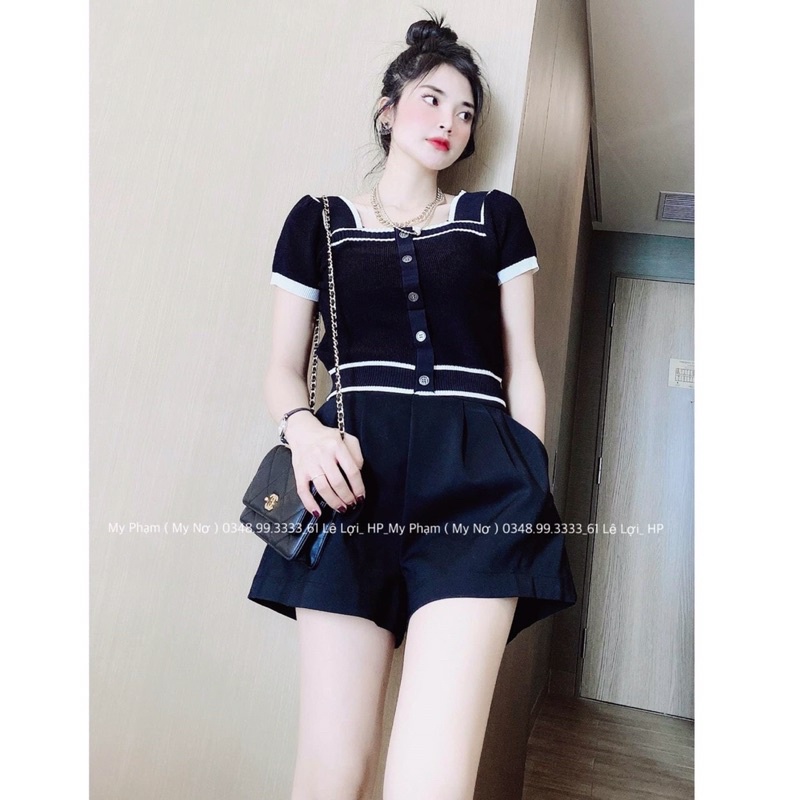 ÁO LEN CỔ VUÔNG | BigBuy360 - bigbuy360.vn