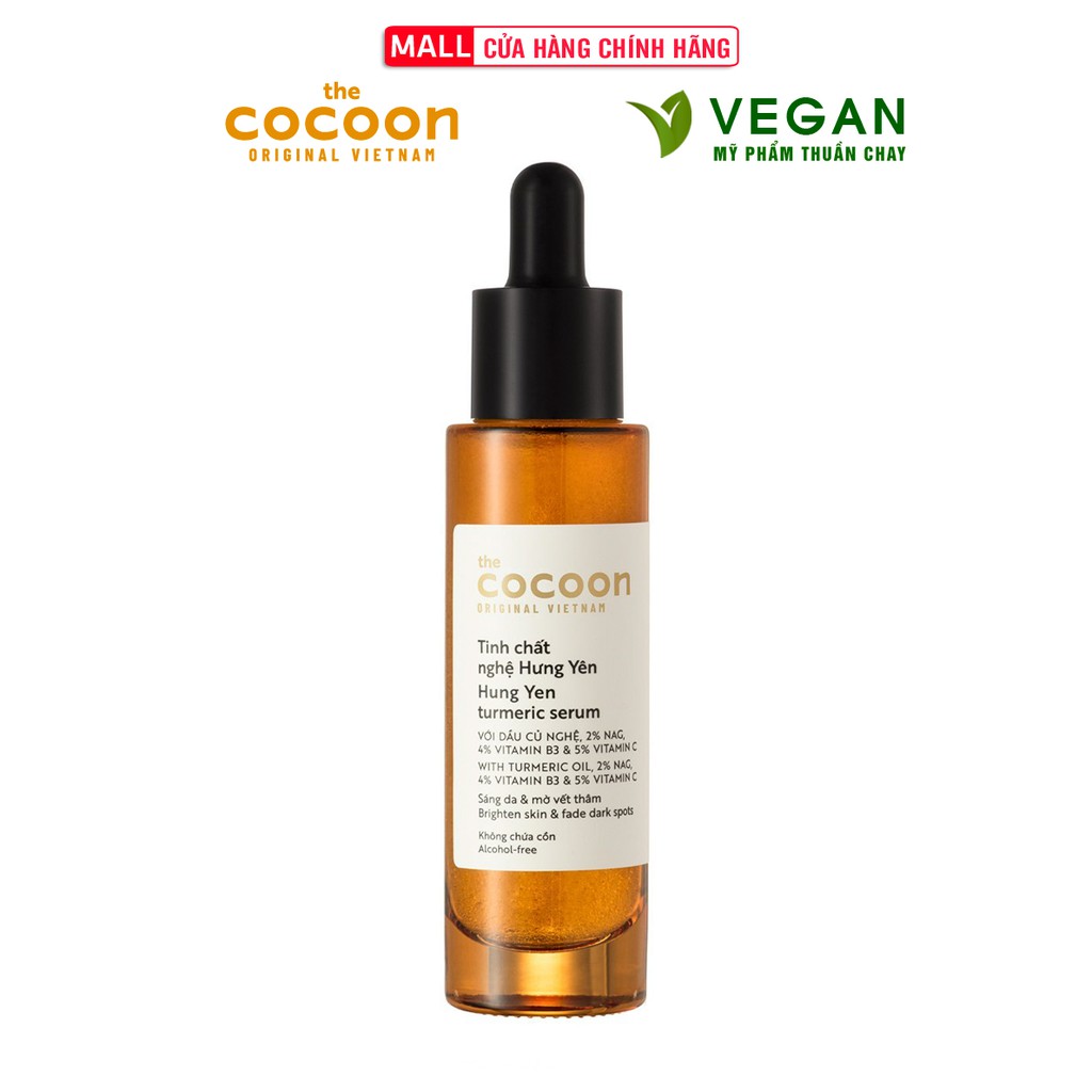 Tinh chất nghệ Hưng Yên cocoon 30ml (turmeric serum) thuần chay | BigBuy360 - bigbuy360.vn