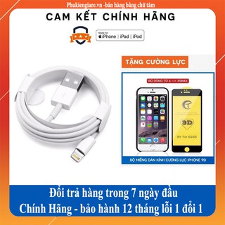 Cáp Sạc Iphone Zin Bóc Máy Lightning - Chính Hãng Apple - Giá Tốt Nhất - Freeship Toàn Quốc