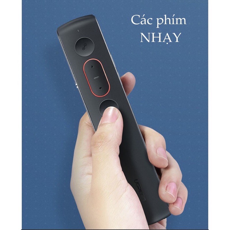 Bút trình chiếu PowerPoint Laser hãng UGREEN LP180 60327 50654 không dây điều khiển