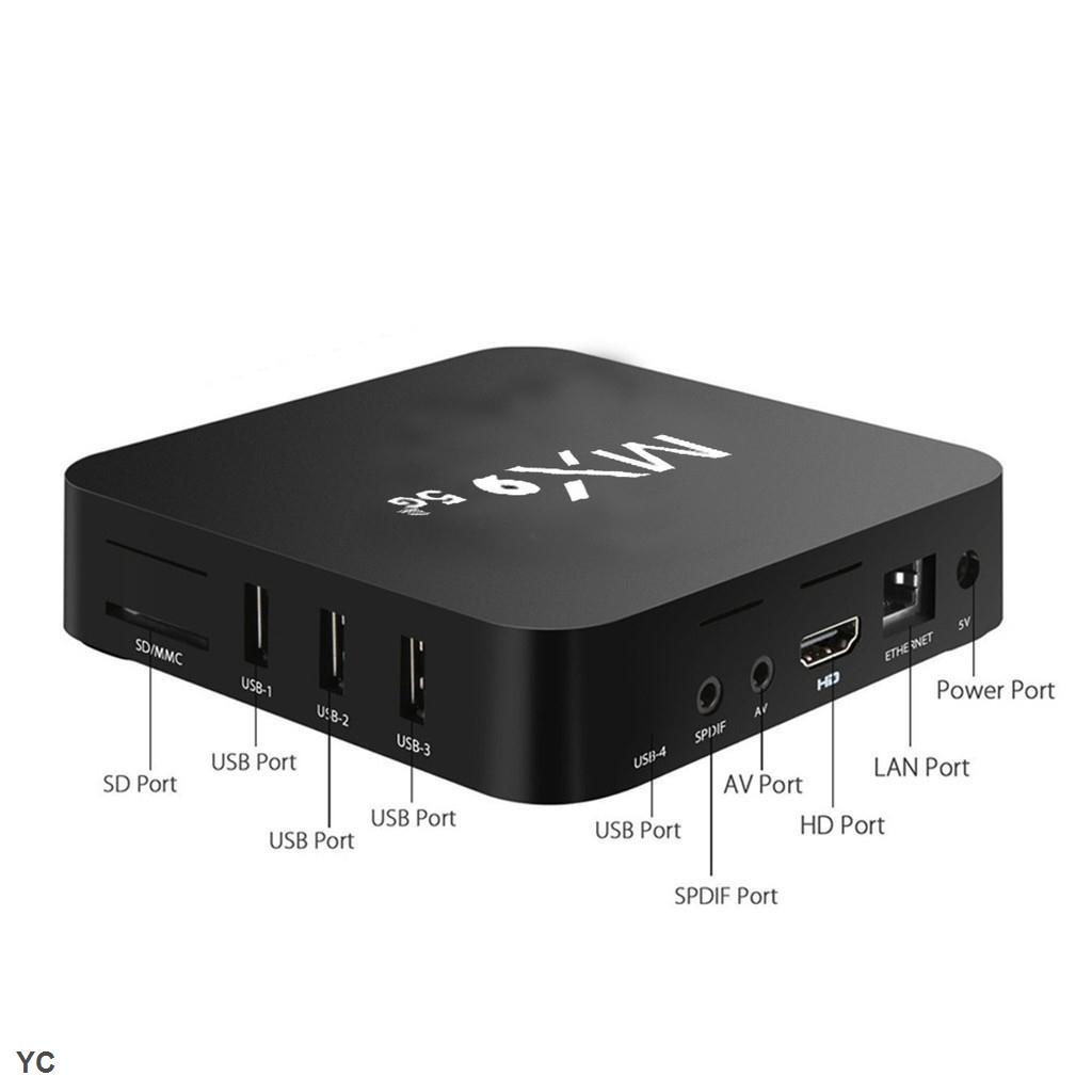 Đầu TV box MXQ Pro 4K 5g Android 10.0 UHD + I8 BàN PhíM ChấT LượNg Cao