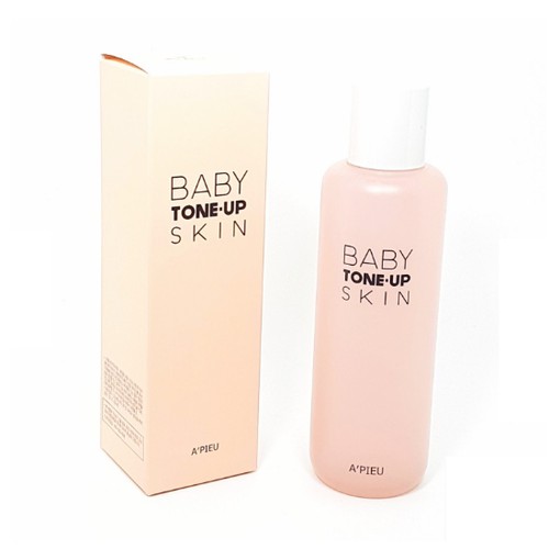 NƯỚC HOA HỒNG LÀM SÁNG DA A'PIEU BABY TONE UP SKIN 160ML NHẬP KHẨU CHÍNH HÃNG