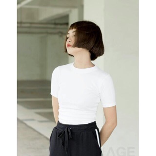Áo Croptop Cổ Tròn