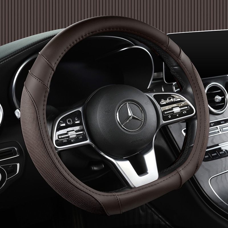 Bọc vô lăng ô tô loại D bọc da cho Kia Proceed Ceed GT Stonic 2017 2018 2019 2020 2021 Picanto X-line Morning