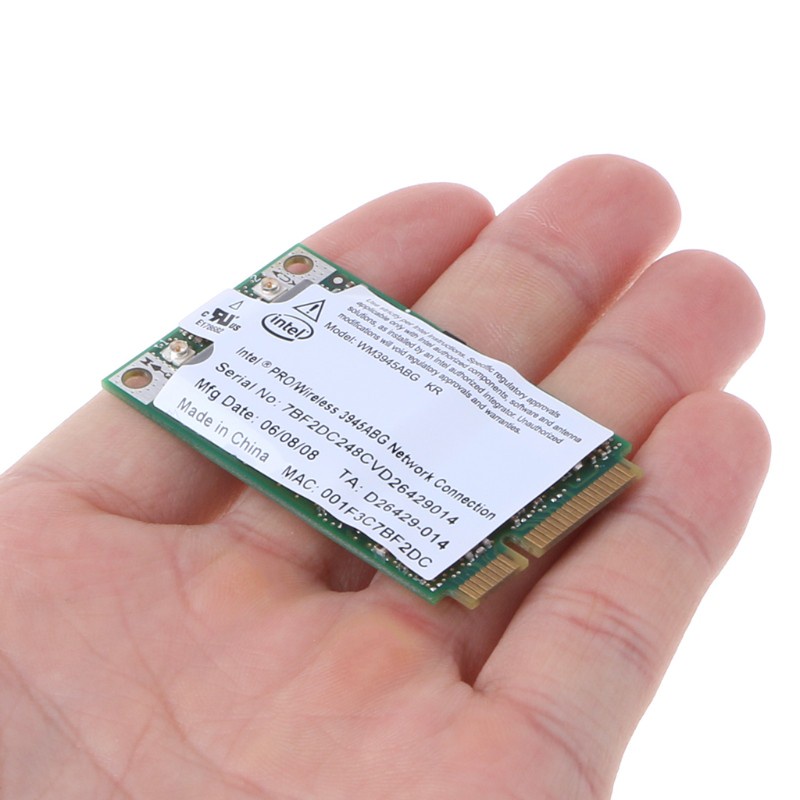 Card Wifi Không Dây Utake New Wm3945Abg Mini Pci-E 54m 802.11a / B / G Cho Laptop Dell Asus