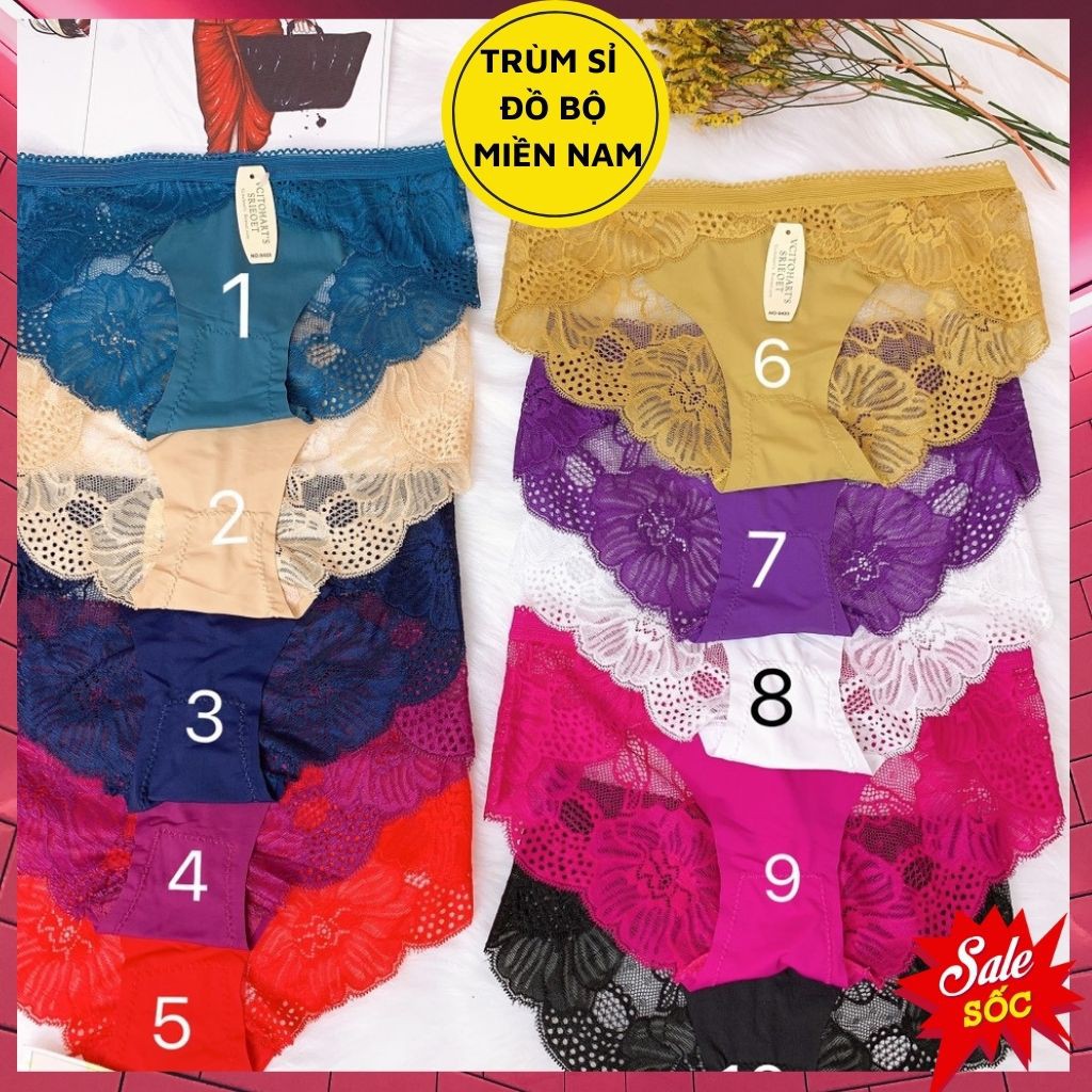 [KÈM VIDEO THẬT]Quần Lót Nữ ❤️Quần Lót Ren cao cấp mềm mại kháng khuẩn sexy gợi cảm ❤️