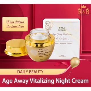 Kem dưỡng đêm Daily Beauty Age Away Vitalizing Night Cream chống lão hóa da