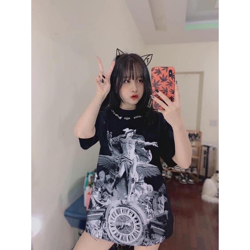 Áo Thun Tay Lỡ, Áo Hè Nam Nữ Mikenco Hình Nam Thần Cực Chất, Vải Mát Thấm Hút Mồ Hôi