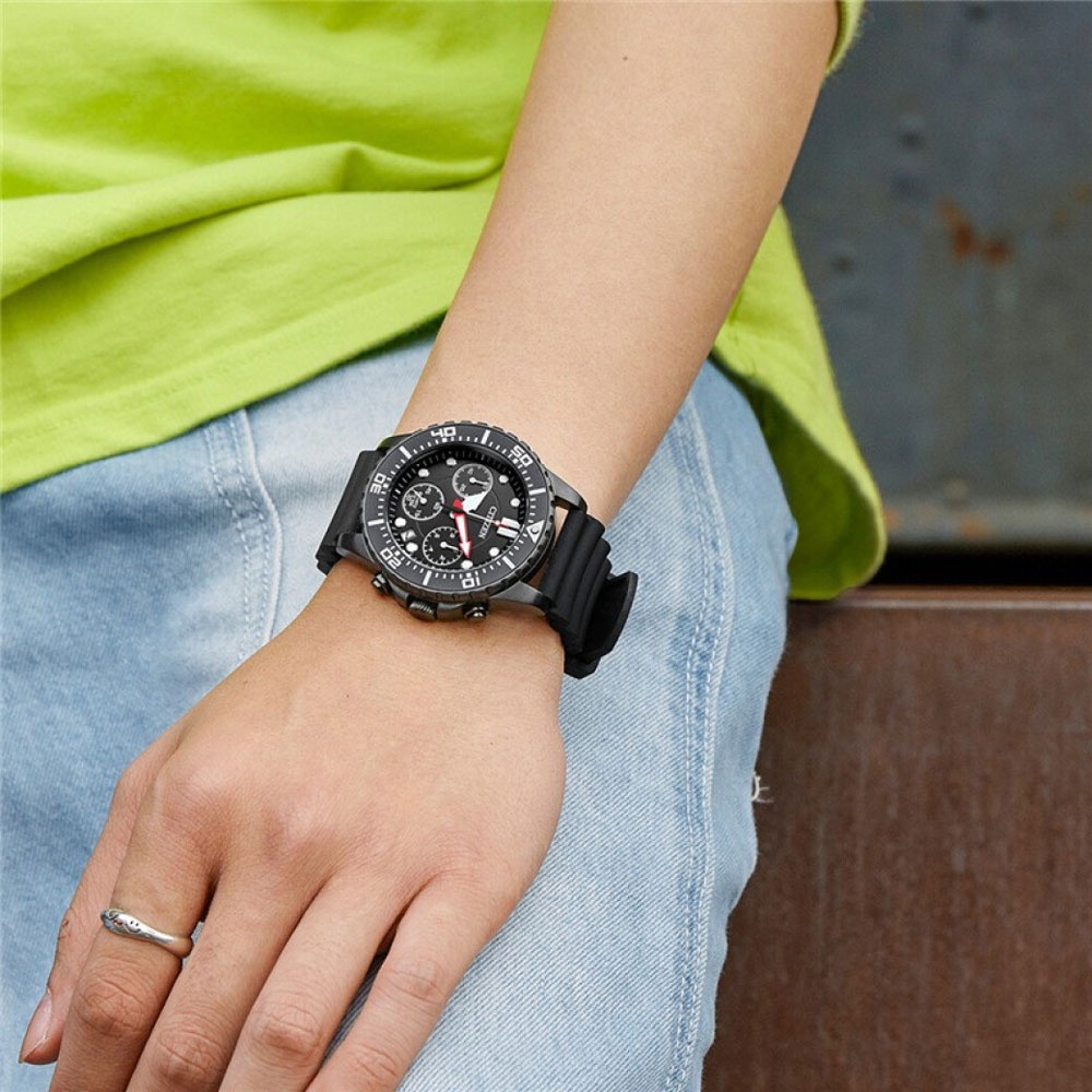 Đồng Hồ Nam Citizen Dây Cao Su AI5005-13E - Mặt Đen