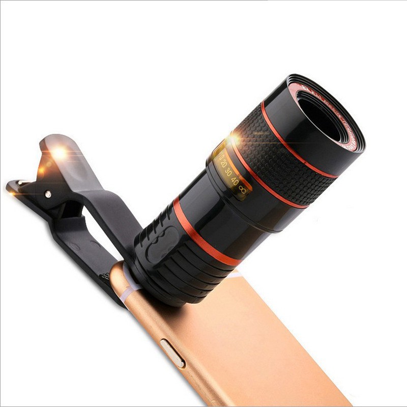 Bộ Ống Kính Phóng To 8x Zoom 8x Zoom 8x 12x Zoom Zoom Zoom Zoom Zoom Fisheye Cho Điện Thoại Thông Minh