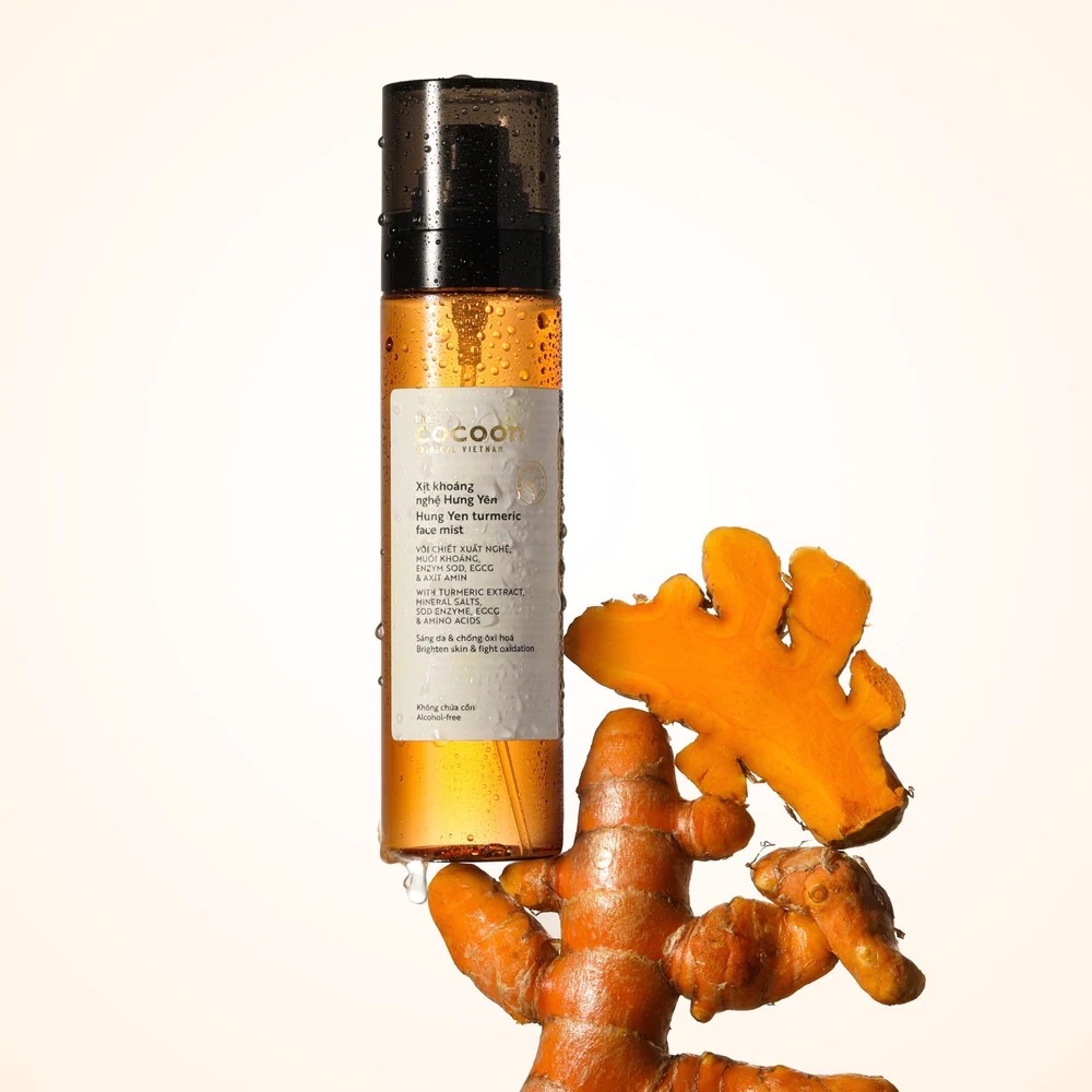 Xịt Khoáng Nghệ Cocoon Hung Yen Turmeric Face Mist