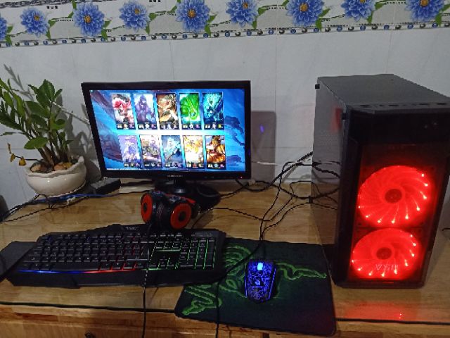 Bộ máy chiến GAME Thùng máy  CPU i5 3470 Ram 8G  VGA 2G DR5 kèm màn hình 22IN tặng fone phím chuột