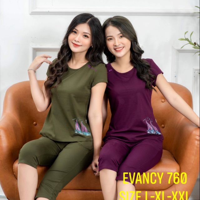 Evancy bộ mặc nhà trung tuổi E760