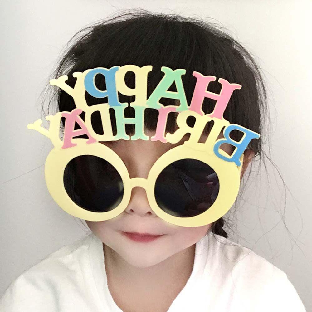Mắt Kính Chữ Happy Birthday Phong Cách Hàn Quốc Vui Nhộn Trang Trí Tiệc Sinh Nhật Cho Bé Trai