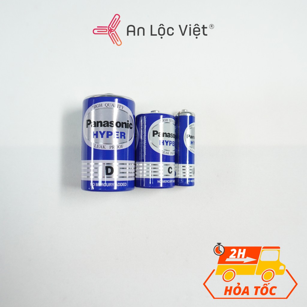 Pin Panasonic AA - AAA - Trung C - Vuông 9V - Đại D (Đơn giá bán theo viên)