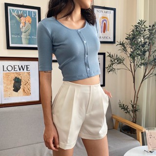Quần short trắng nữ EDINI - S135