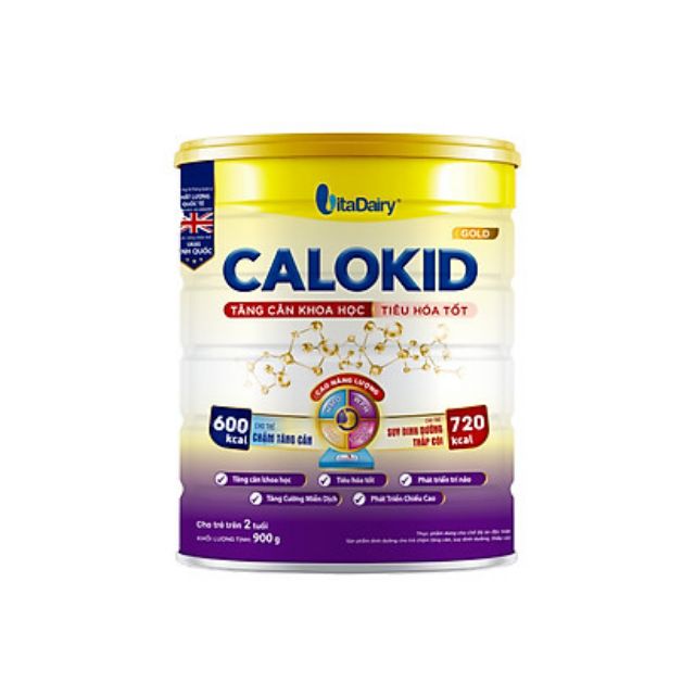 Sữa Calokid Gold hộp 900g mẫu mới