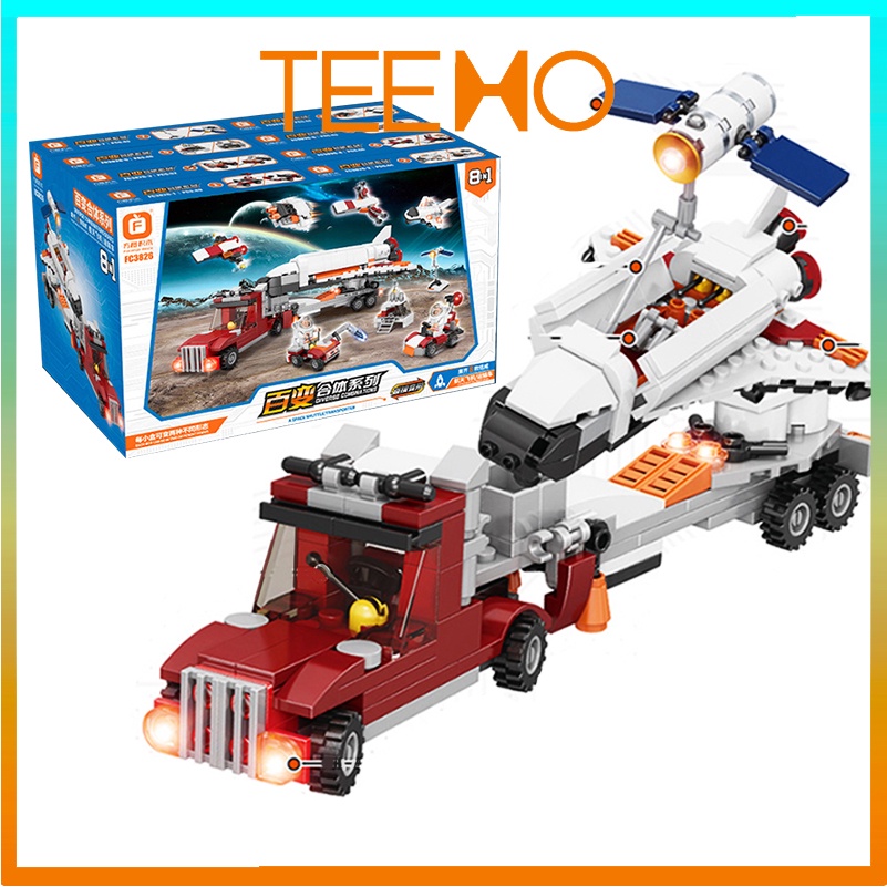 Lego tàu vũ trụ phi hành gia đồ chơi lắp ráp cho bé trai 5 tuổi TEEMO LG-03