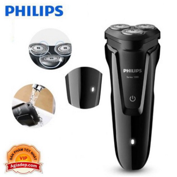 TƯNG BỪNG SALE  Dao cạo râu Philips - Hàng hiệu cao cấp Series 1000 - Máy cạo râu điện tử Agiadep TƯNG BỪNG SALE