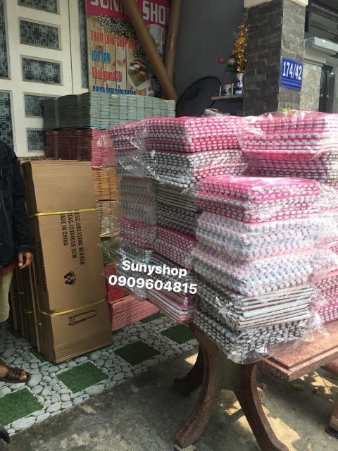 Thảm xốp lông ghép- cực kì êm chân