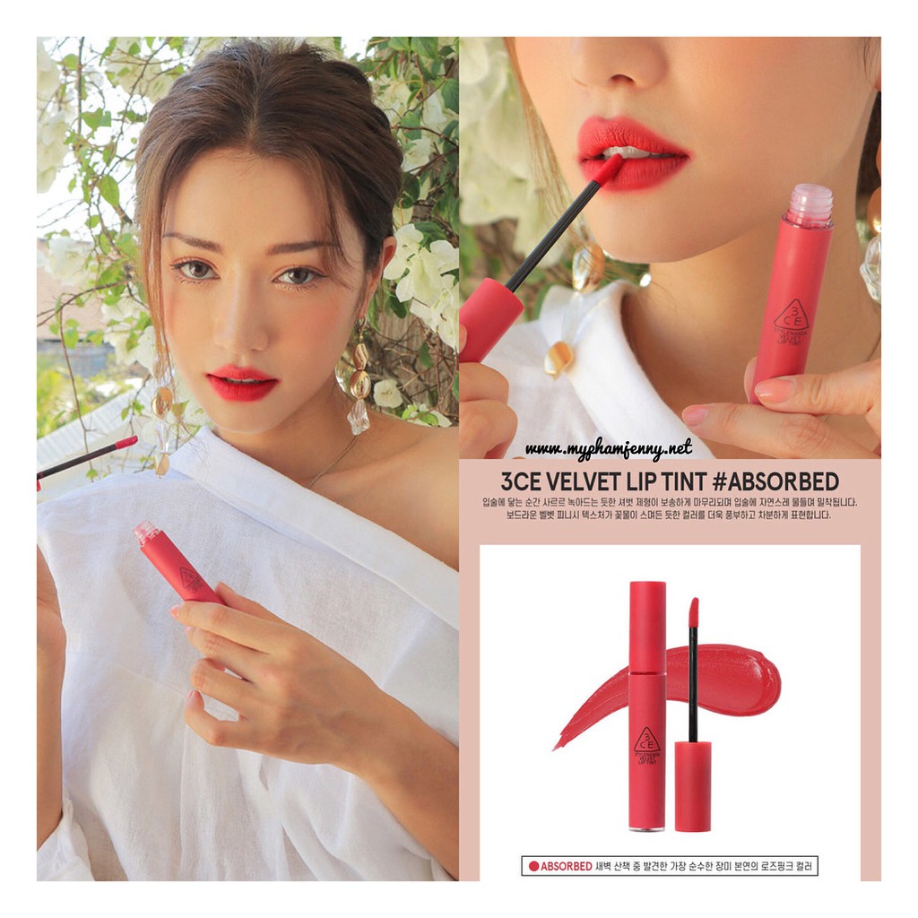 Son Kem Lì 3CE Velvet Lip Tint | BigBuy360 - bigbuy360.vn