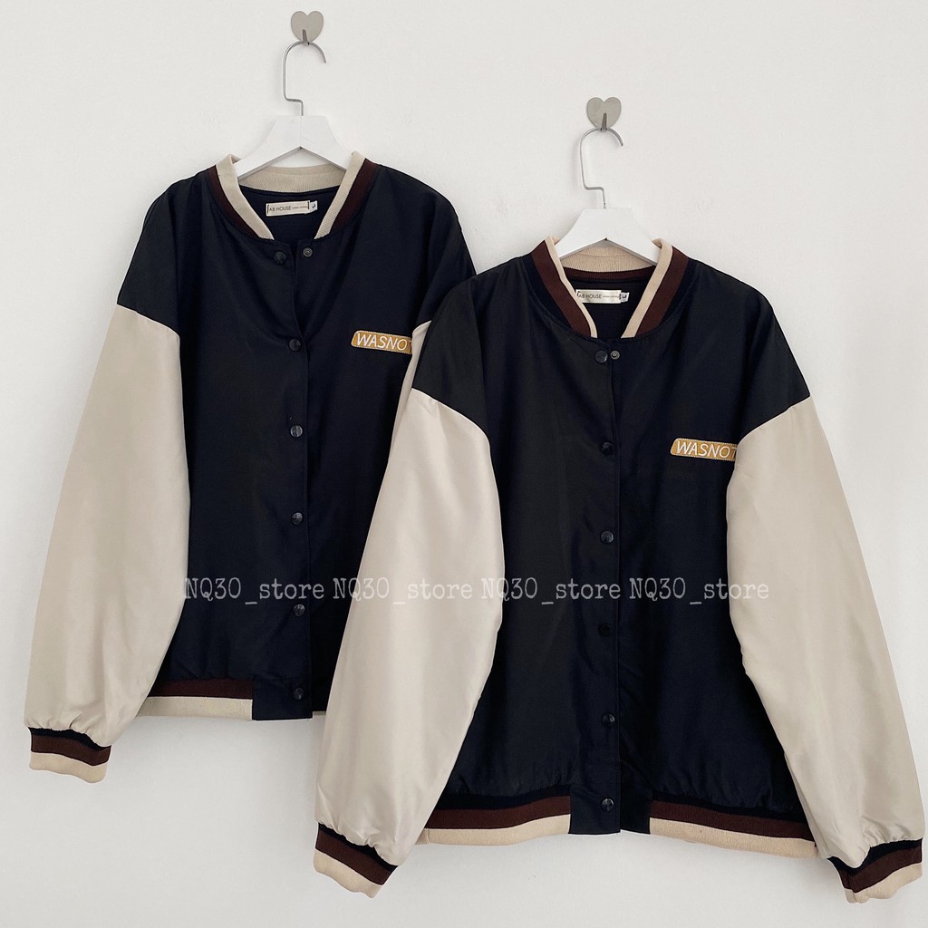 Áo Bomber Jacket WASNOT Chất Dù Nam Nữ Unisex