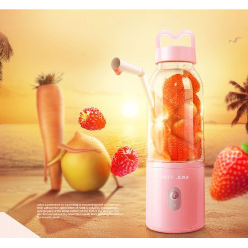 Máy xay sinh tố cầm tay Meet Juice, máy xay sinh tố mini dung tích 500ml